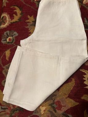 Eileen Fisher linen wide leg pants